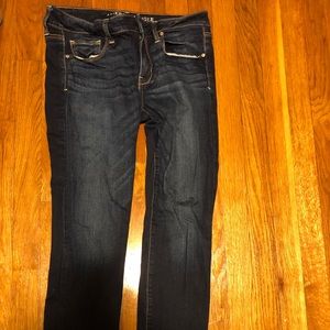 American Eagle skinny jeans.